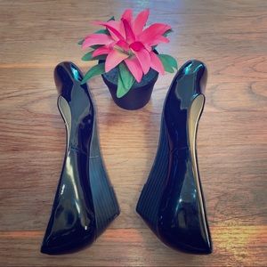 Chinese Laundry Patent Leather Wedge Heels